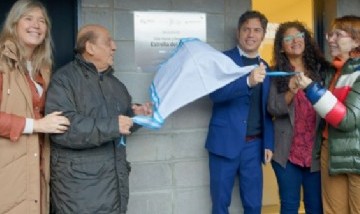 Kicillof y Mussi inauguraron el Club Social y Deportivo "Estrella del Norte" en Berazategui