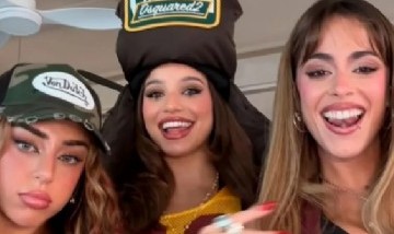 Emilia Mernes reveló cómo se llama su grupo de WhatsApp con Tini y Nicki Nicole