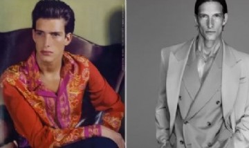 ¡Está intacto! Iván de Pineda volvió a posar para una campaña de Versace
