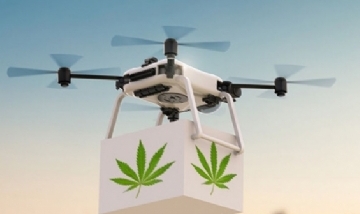Envían pedidos de cannabis con drones