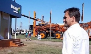 Sebastián Galmarini participó de la apertura de Expoagro 2022