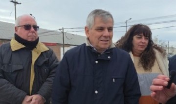 Britos defendió la obra pública en Chivilcoy: "No se detiene y no se va a detener"