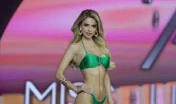 Aldana Masset deslumbró en Miss Universo 2025 y su desfile en bikini verde se volvió viral en el mundo