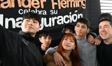Leo Nardini inauguró el edificio propio de la Escuela Secundaria número 33 en Malvinas Argentinas