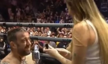 El cantante Piti Fernández le pidió casamiento a su novia tras ganar una pelea de boxeo