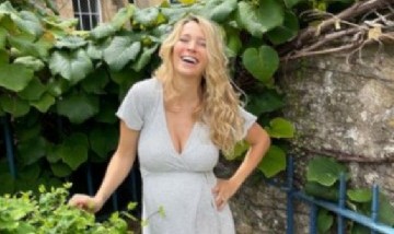 Luisana Lopilato mostró su pancita a días de ser mamá y desafío a sus seguidores