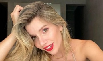 Laurita Fernández mostró su cabellera rubia dorada antes y después de haber ido a la peluquería