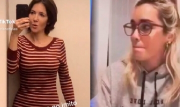 ¡Con la misma moneda! Cristina Pérez imitó a Lali Espósito en un Tik Tok