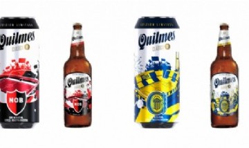 Cerveza Quilmes lanza dos nuevas ediciones limitadas de Newells y Rosario Central
