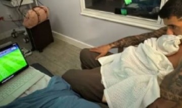 Nació la segunda hija del Cuti Romero: mirá la tierna foto en medio del partido de la Selección