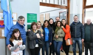 El intendente Guillermo Britos participó del acto de inauguración de obras del distrito