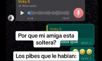 Arreglaban una cita, el chico le cantó una canción por WhatsApp y el chat se hizo viral