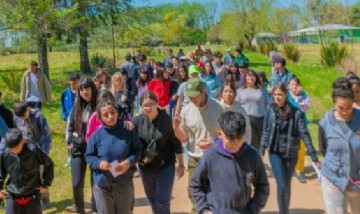 San Fernando realizó un campamento con 120 jóvenes del programa "Sumate" en Carlos Keen