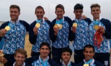 Histórica medalla de oro para el remo argentino