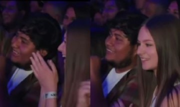 Stand up viral: una mujer rusa llamó la atención y los animadores apuntaron a su novio peruano