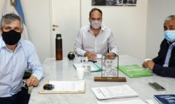 Chivilcoy: el intendente fue recibido por el secretario de Hábitat de la Nación, Santiago Maggiotti