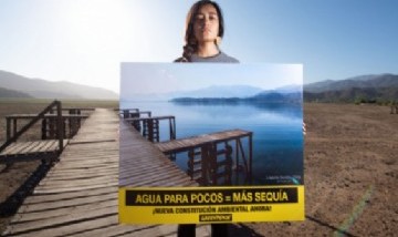 El alerta de Greenpeace: si seguimos así, nos vamos a quedar sin agua