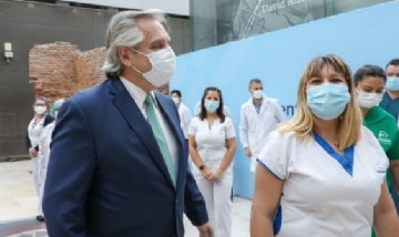 Alberto Fernández anunció 134 nuevas obras por más de 10.000 millones de pesos para reforzar el sistema sanitario