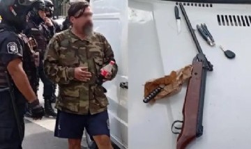 Viajó de Neuquén a La Plata con un rifle y dijo que iba a matar a Cristina Kirchner