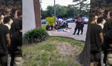 Graves incidentes en un festejo de estudiantes en Saavedra: botellazos, heridos y detenidos