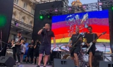 Fontanet tocó con su nueva banda en el aniversario de Cromañón