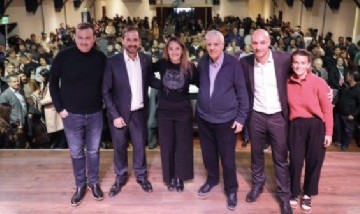 Malena Galmarini, Sujarchuk y Lingeri anunciaron la construcción de la nueva Planta Depuradora Escobar