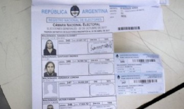 Lo que dejaron las elecciones: Mirá las caras de los famosos en las fotos de sus DNI