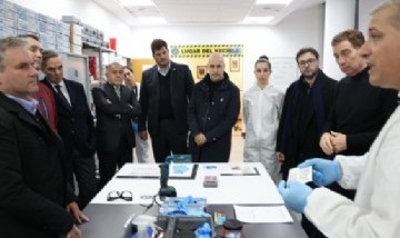 Horacio Rodríguez Larreta visitó el Laboratorio de la Policía Científica