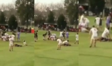 Video viral: jugador de rugby le salvó la vida a un rival en pleno partido