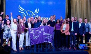 Karina Milei y Martín Menem visitaron Corrientes para respaldar a los candidatos de La Libertad Avanza
