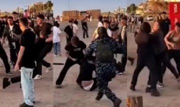 Impactante video: feroz pelea a la salida de un boliche de Pinamar que terminó a tiempo