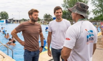 Santiago Passaglia visitó las Escuelas Abiertas de Verano de San Nicolás