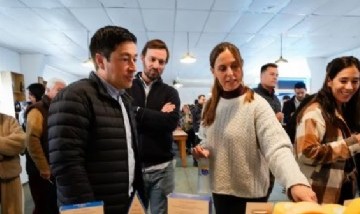 Leo Nardini comenzó su recorrida provincial y visitó Suipacha como precandidato a gobernador