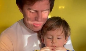 Nahuel Pennisi confirmó que será papá por segunda vez: mirá el conmovedor video