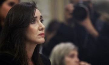 El mal momento que pasó Victoria Villarruel a la salida de la misa por el papa Francisco