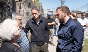 Federico Otermín inauguró la renovación de la avenida Recondo en Fiorito