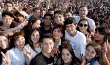 Cristina Kirchner es la favorita de los adolescentes
