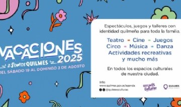 Más de 400 actividades gratuitas para disfrutar en las vacaciones de invierno en Quilmes