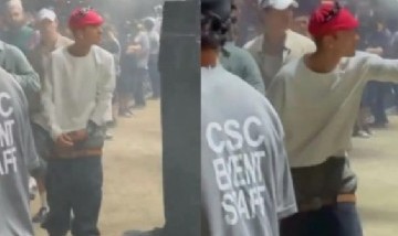 ¿Qué le pasa? Justin Bieber apareció en Coachella y preocupó a sus fans por su apariencia