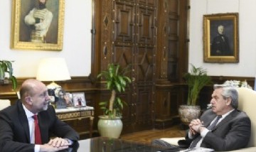 El gobernador Perotti mantuvo un encuentro de trabajo con el presidente Alberto Fernández