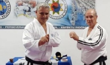A pura patada: el diputado Ramiro Gutiérrez compartió su faceta taekwondoka