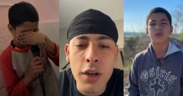 Trueno sorprendió a Rayo, el niño rapero de Barrio Antártida Argentina ...