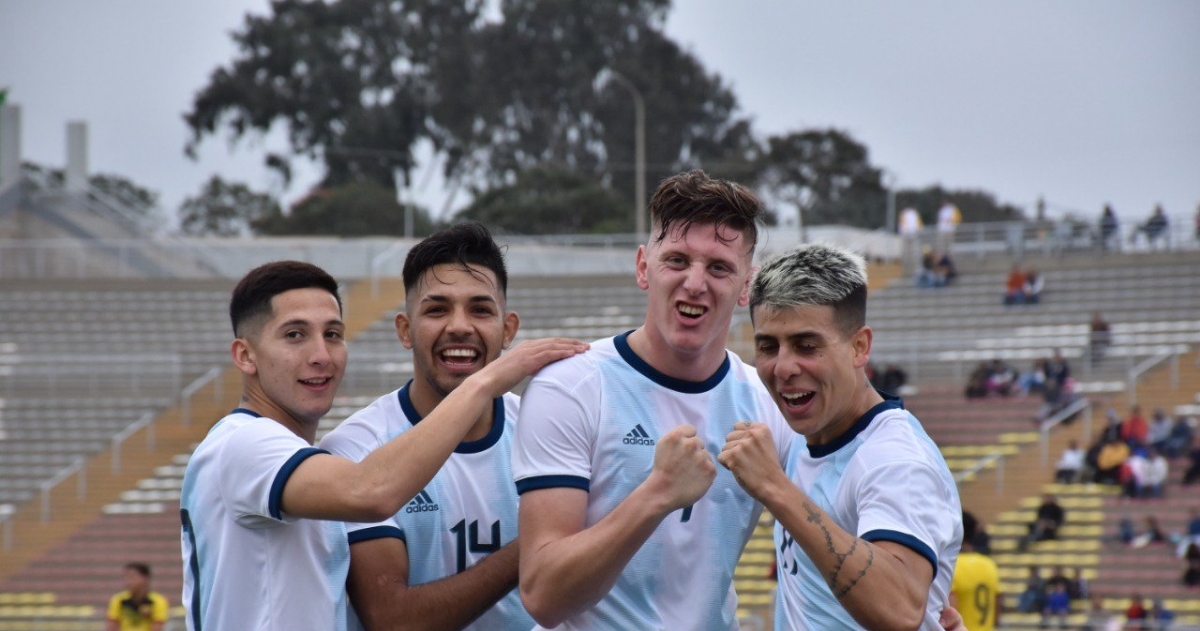 El seleccionado sub-23 debutó con victoria ante Ecuador en estos Juegos Panamericanos.