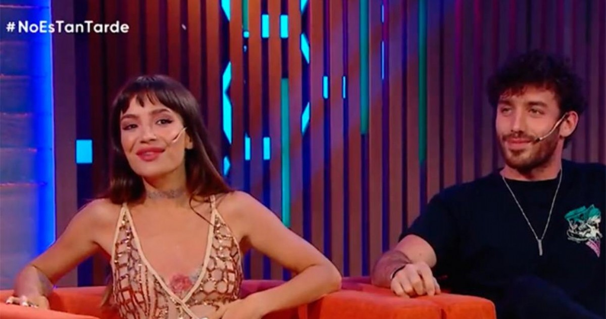 A seis meses de comenzar una historia de amor con el estadounidense Adam Justin (30), Brenda Asnicar (30) visitó el programa de Germán Paoloski y lo presentó en sociedad.
