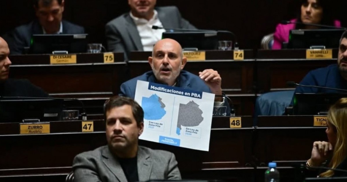 El vicepresidente de la Cámara de Diputados de la provincia de Buenos Aires, Alexis Guerrera, rechazó la eliminación del régimen de Zona Fría y vinculó la medida con el deterioro del poder adquisitivo de las familias.