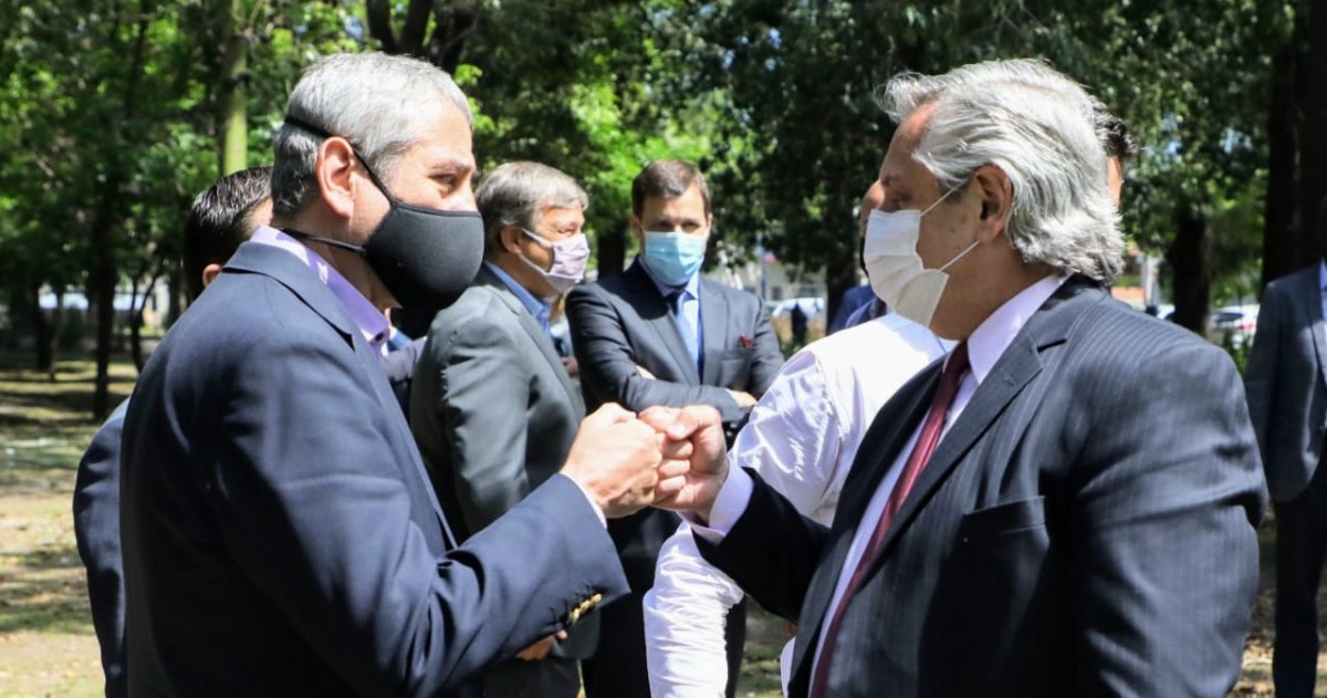 Intendente Ferraresi y Ánibal Fernández