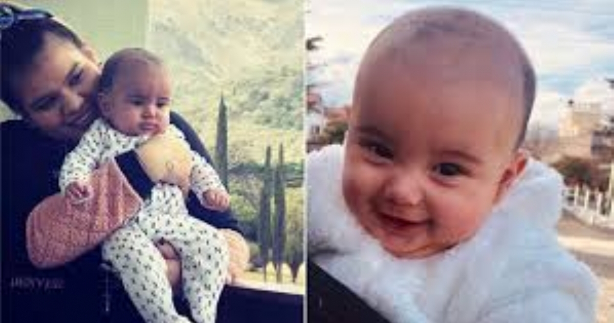 Morena Rial y su bebé Franceso Benicio.