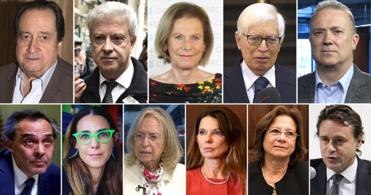 Alberto Beraldi, Inés Weinberg de Roca, Gustavo Ferreyra, Andrés Gil Domínguez, León Carlos Arslanian, Enrique Bacigalupo, Marisa Herrera, Hilda Kogan, Claudia Sbdar, María del Carmen Battaini y Omar Palermo, los once miembros del Consejo A