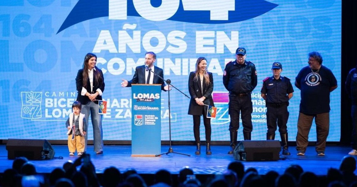 El intendente llamó a “honrar la historia y construir el futuro” de cara a los 200 años de Lomas de Zamora.