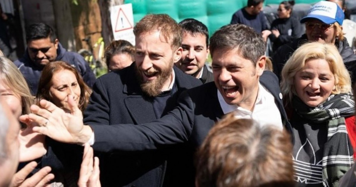 El intendente Federico Otermín y el gobernador Axel Kicillof visitaron la obra de la Escuela Especial Nº 508 en Lomas de Zamora.